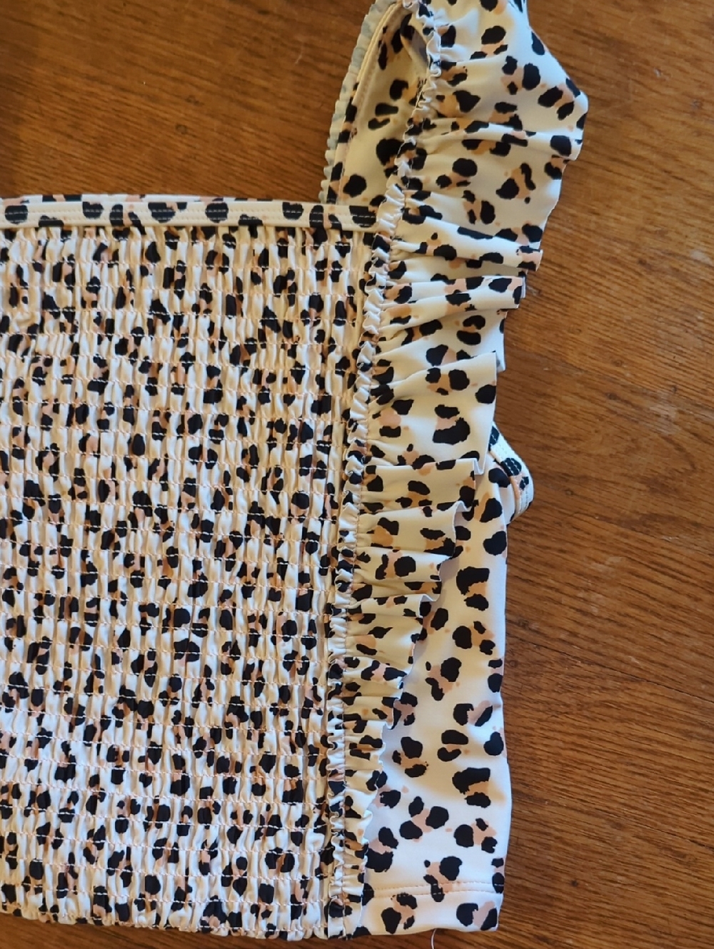 🆕Gymboree Two-Piece Leopard Print Ruffle Tankini - Picture 4 of 9